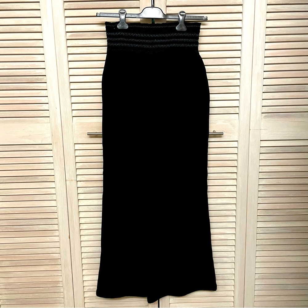 Sincerely Jules wide leg bohemian style summer black pants Size M